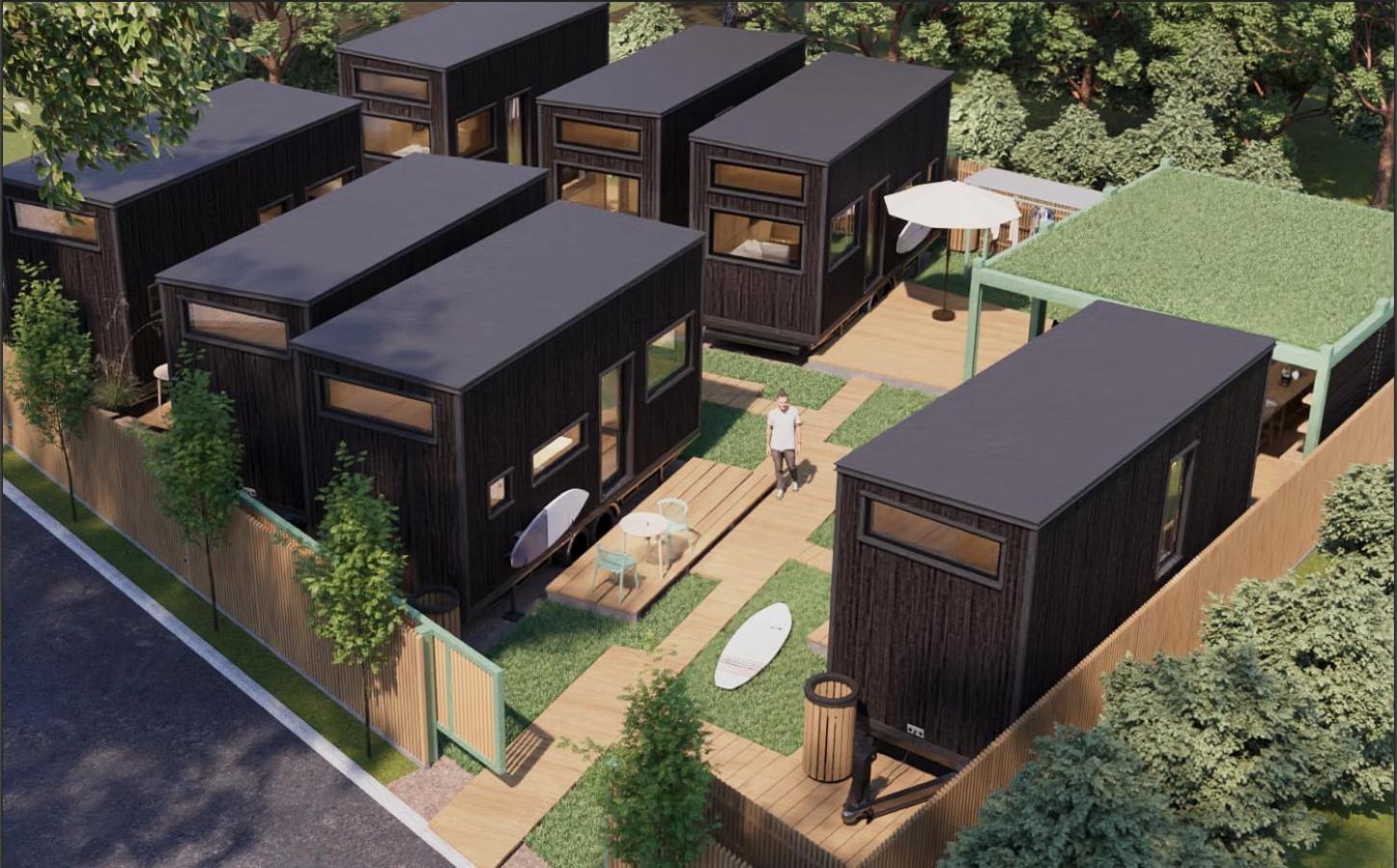 Chalepe 20 Komfortowe Domki "Tiny House" Chałupy Εξωτερικό φωτογραφία