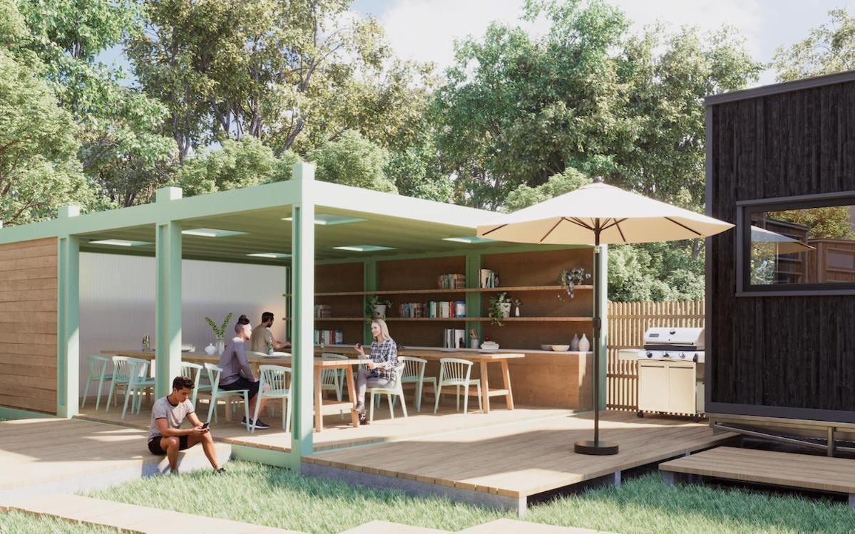 Chalepe 20 Komfortowe Domki "Tiny House" Chałupy Εξωτερικό φωτογραφία